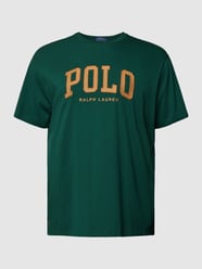 PLUS SIZE T-Shirt mit Label-Stitching von Polo Ralph Lauren Big & Tall Grün - 11