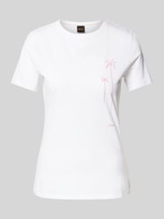 T-Shirt mit Label-Print Modell 'Elogo' von BOSS Orange - 23