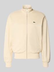Bluza dresowa z domieszką bawełny, krój regular fit od Lacoste - 6