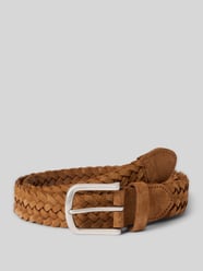 Riem van leer in vlechtlook model 'Vancouver' van MONTI - 23
