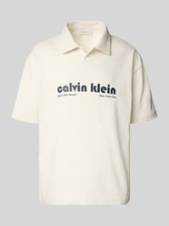 Relaxed Fit Poloshirt mit Label-Print von Calvin Klein Jeans - 28