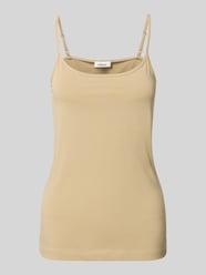Slim Fit Trägertop aus Baumwoll-Mix von s.Oliver RED LABEL Beige - 27