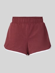 Regular Fit Shorts mit elastischem Bund Modell 'Marty' von VARLEY Bordeaux - 4