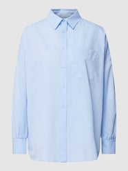 Bluse mit Hemdblusenkragen von (The Mercer) N.Y. Blau - 47