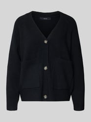 Comfort fit gebreid jack met V-hals, model 'BOOM' van Vero Moda - 16