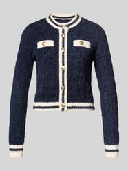 Slim fit gebreid jack met knoopsluiting van GUESS - 9