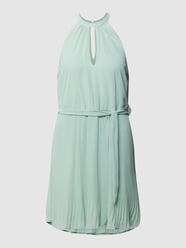 Minikleid mit Plisseefalten Modell 'JULIETTE' von Vila Grün - 48