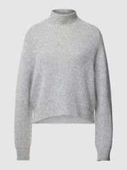 Oversized Strickpullover mit Stehkragen Modell 'LYZIMA' von Drykorn Grau - 14