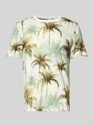 T-shirt in all-over look met ronde hals van MCNEAL - 27