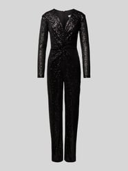 Jumpsuit mit Paillettenbesatz von SISTAGLAM Schwarz - 21