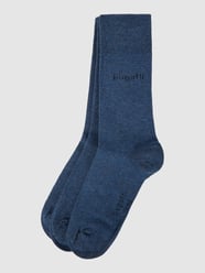 Sokken van katoenmix in een set van 3 paar van bugatti Blauw - 22