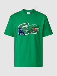 T-Shirt mit Label-Print Modell 'Crocozilla' von Lacoste - 31