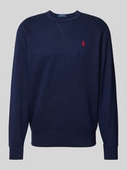 Sweatshirt mit Label-Stitching von Polo Ralph Lauren Blau - 12