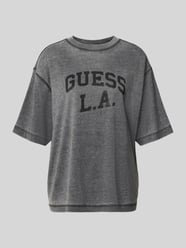 Oversized T-Shirt mit Ziersteinbesatz und Rundhalsausschnitt von GUESS - 4