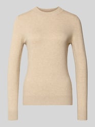 Strickpullover aus Viskose-Mix mit Rundhalsausschnitt von Christian Berg Woman Beige - 22
