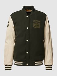 Collegejack met labeldetails, model 'RIDGER' van Pme Legend (Pall Mall) Groen - 40