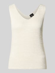 Top o dzianinowym wyglądzie w kroju regular fit od s.Oliver BLACK LABEL - 9