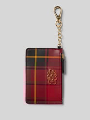 Portemonnee van schapenleer met karabijnsluiting van Lauren Ralph Lauren Bordeaux - 29