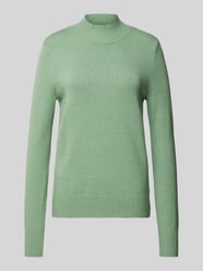 Gebreide pullover met ribboorden, model 'Aliv' van Christian Berg Woman Groen - 40