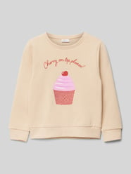 Sweatshirt mit Motiv-Print Modell 'FOMIANA' von Name It Beige - 20