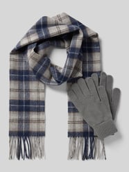 Handschoenen en sjaal in een set van wolmix van Barbour - 25