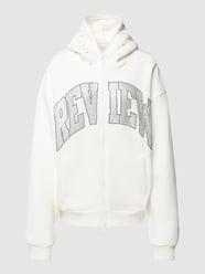 Sweatjacke mit Ziersteinen von REVIEW Weiß - 30