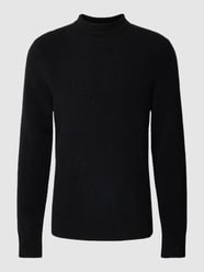 Sweatshirt mit Strukturmuster Modell 'johannes' von Filippa K Schwarz - 25