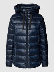 Gewatteerd jack met capuchon van Esprit Blauw / turquoise - 7