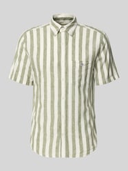 Regular Fit Freizeithemd aus Leinen-Baumwoll-Mix von GANT - 12