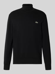 sweter z czystej bawełny o kroju regular fit od Lacoste - 4