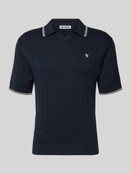 Slim Fit Polo-Strickshirt mit Logo-Stickerei von REVIEW - 26