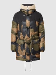Parka mit Allover-Muster Modell 'Huckle' von Baldessarini Schwarz - 37