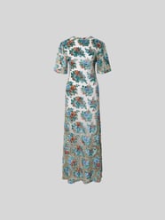 Maxikleid mit Rundhalsausschnitt von Rabanne Beige - 3