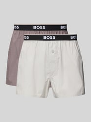 regular fit boxershort van puur katoen in set van 2 model '2P BOXER' van BOSS - 4