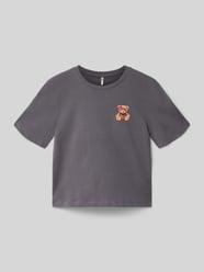 Regular fit T-shirt van puur katoen, model 'REX' van Only - 26