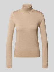Golf o kroju slim fit z mieszanki wiskozy model ‘HAPPYSHINE’ od VERO MODA - 16