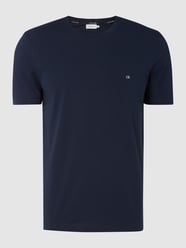 T-Shirt mit Logo-Stickerei von CK Calvin Klein Blau - 38