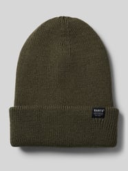 Beanie met labeldetail, model 'KINABALU' van Barts Groen - 37