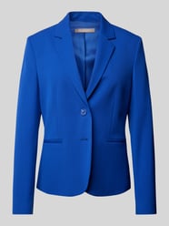 Blazer mit Paspeltaschen von Christian Berg Woman Selection Blau - 11