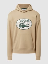 Hoodie mit Logo-Print von Lacoste Beige - 12