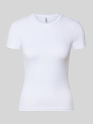 Slim Fit t-shirt met ronde hals model 'LULA' van PIECES - 37