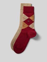 Sokken in en set van 2 stuks, model 'Everyday X-MAS Box' van Burlington Beige - 40