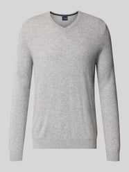 Gebreide pullover van kasjmier met v-hals van Christian Berg Men - 18