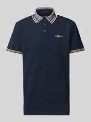 Regular Fit Poloshirt mit Kontraststreifen von Tom Tailor - 22