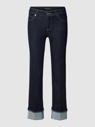 Straight Fit Jeans mit Nietenbesatz Modell 'PARIS' von Cambio Blau - 36