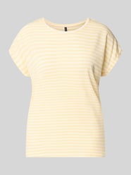 t-shirt o kroju relaxed fit z mieszanki lyocellu model 'AVA' od VERO MODA - 21