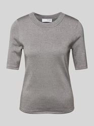 Sweter z dzianiny z rękawem o dł. 1/2 model ‘LURA’ od Selected Femme - 4