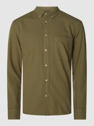 Regular fit vrijetijdsoverhemd met lyocell van Marc O'Polo Groen - 23