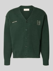 Cardigan mit Logo-Stitchings und V-Ausschnitt von ANOTHER COTTON LAB - 33