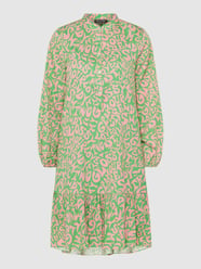 Kleid mit Allover-Muster Modell 'Delft' von Risy & Jerfs Grün - 17